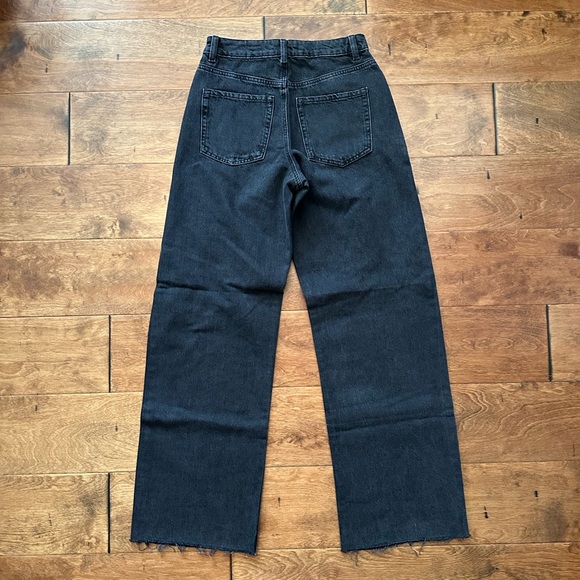 Garage black wide-leg jeans - Picture 4 of 4